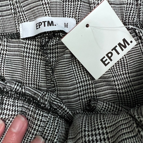 Eptm Drawstring Houndstooth Showroom Pants - Picture 13 of 14